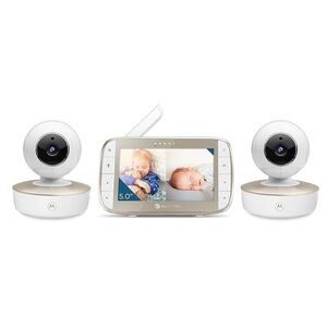 Motorola Nursery VM50G HD Wireless 2-Camera Video Baby Monitor, 5" Screen